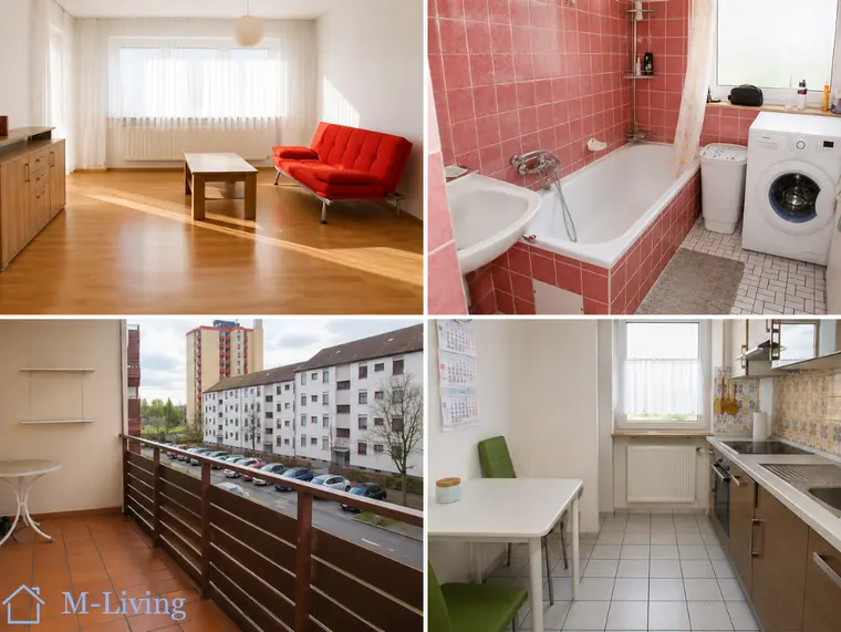 3-Zimmer-Wohnung mit Balkon im Roten Buck, Crailsheim